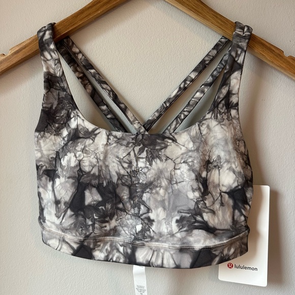 lululemon Energy Bra *Shibori Garment Dye B/C Cup Size 4 New With Tags - Picture 3 of 8